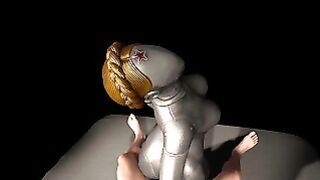 A Ballerina from Atomic Heart Rides a Dick