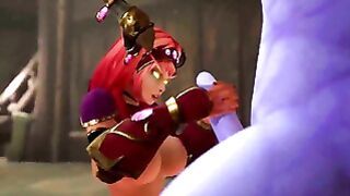 She Gives Him A Hand Job Until He Comes In Her Mouth Warcraft Porn Parody