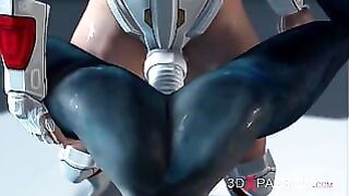 Hot Sex On The Exoplanet! An Alien Gets Fucked By A Spacewoman In Spacesuit With Strapon