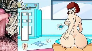 Follando A Velma En Mi Sala