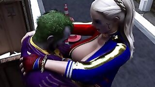 The Joker Fucks Harley Quinn In Dirty Alley Way
