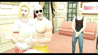 Dragon Ball Porn Episode 30 Number 18 Android Sexually Trained By The Perverted Master Roshi In Front Of Her