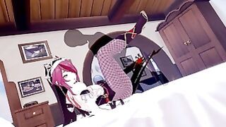 Rosaria Hentai 3D Genshin Impact