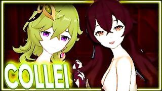 Genshin Impact Collei X Amber Bff Porn Super Cute Waifus R34 Rule34 Cute Jentai JOI Anime
