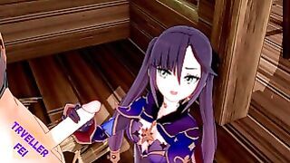 Genshin Impact Hentai/Koikatsu/ With Mona In Nature Teaser