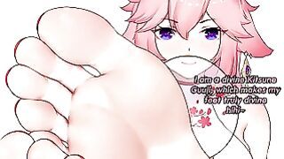 Your “Training” With Yae Miko JOI Feet, Femdom, Humiliation, Challenge, Genshin Impact