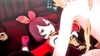 Amber Genshin Impact 3D Hentai Animation Shortver