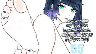 Gamble Your Orgasm With Yelan JOI Femdom, Feet, Edging, Domination, Genshin Impact, JOI Challenge