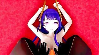 Raiden Shogun Weekly Boss Genshin Impact 3D Hentai Shortclips4