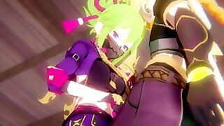 Kuki Shinobu Genshin Impact 3D Hentai Part 1/4