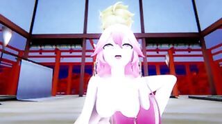 Yae Miko Genshin Impact 3D Hentai Short Clips 4