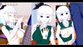 [Hentai Game Koikatsu! ]Have sex with Touhou Big tits Youmu Konpaku. 3DCG Erotic Anime Video.