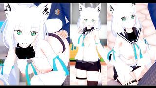 [Hentai Game Koikatsu! ]Have sex with Big tits Vtuber Shirakami Fubuki.3DCG Erotic Anime Video.