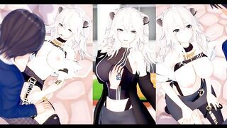 [Hentai Game Koikatsu! ]Have sex with Big tits Vtuber Shishiro Botan.3DCG Erotic Anime Video.