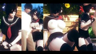 [Hentai Game Honey Select 2]Have sex with Big tits Eyepatch girl.3DCG Erotic Anime Video.