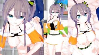 [Hentai Game Koikatsu! ]Have sex with Big tits Vtuber Natsuiro Matsuri.3DCG Erotic Anime Video.