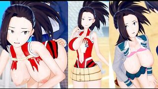 [Hentai Game Koikatsu! ]Have sex with Big tits My Hero Academia Momo Yaoyorozu.3DCG Erotic Anime