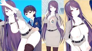 [Hentai Game Koikatsu! ]Have sex with Big tits Vtuber Gundo Mirei.3DCG Erotic Anime Video.