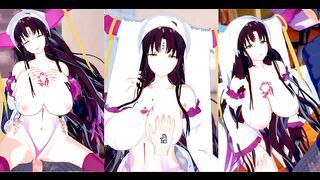 [Hentai Game Koikatsu! ]Have sex with Fate Big tits Sessyoin Kiara.3DCG Erotic Anime Video.