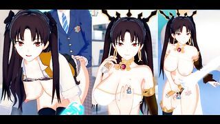 [Hentai Game Koikatsu! ]Have sex with Fate Big tits Ishtar(Rin Tohsaka).3DCG Erotic Anime Video.