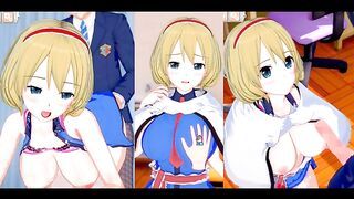 [Hentai Game Koikatsu! ]Have sex with Touhou Big tits Alice Margatroid. 3DCG Erotic Anime Video.