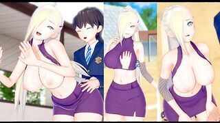 [Hentai Game Koikatsu! ]Have sex with Big tits Naruto Ino Yamanaka.3DCG Erotic Anime Video.