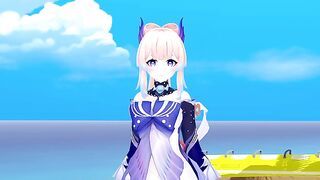 Sangonomiya Kokomi Genshin Impact 3D HENTAI 1/9