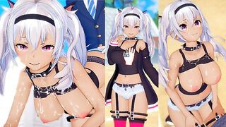 [Hentai Game Koikatsu! ]Have sex with Big tits Vtuber Matsukai Mao.3DCG Erotic Anime Video.