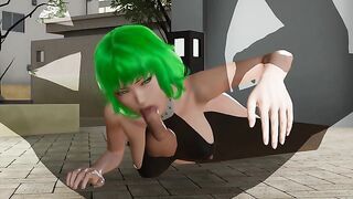 One punch man: Tatsumaki vs psycho