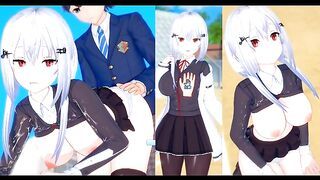 [Hentai Game Koikatsu! ]Have sex with Big tits Vtuber Hakase Fuyuki.3DCG Erotic Anime Video.