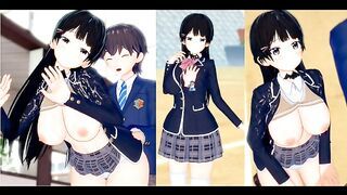[Hentai Game Koikatsu! ]Have sex with Big tits Vtuber Tsukino Mito.3DCG Erotic Anime Video.
