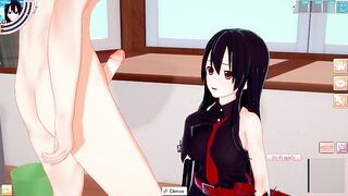 3D/Anime/Hentai. AKAME GA K*LL: Akame loses her Virginity and gets Creampied twice by a big Dick!!