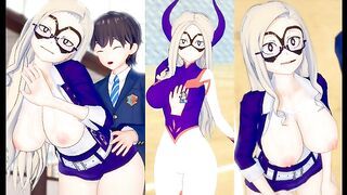 [Hentai Game Koikatsu! ]Have sex with Big tits My Hero Academia Yu Takeyama.3DCG Erotic Anime Video.