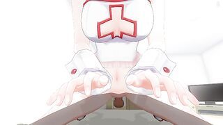 3D HENTAI POV Nurse rides your cock