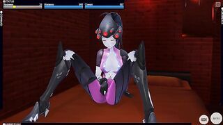 3D HENTAI OVERWATCH Widow masturbation orgasm