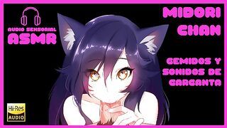 SOY TAN ASQUEROSA CON MI GARGANTA HAGO GEMIDOS / ASMR THROAT SOUND ADORABLE DIRTY MOAN
