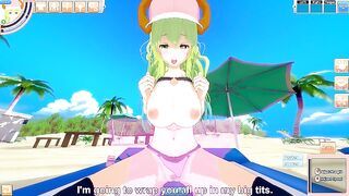 Lucoa Services and fucked (1/2) - Kobayashi-san Chi no Maid Dragon
