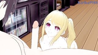 Ruby Hoshino and I have intense sex in the bedroom. - Oshi no Ko Hentai