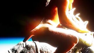 Hot Furry Rider Eva Her Big Breasts Are Sucked By A Monster