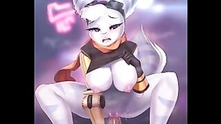 Furry Riding Cowgirl