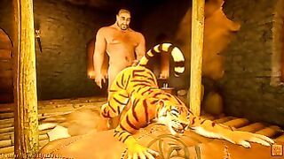 Karra Furry Tigress And Big Guy