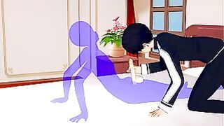 Sword Art Online Yaoi – Kirito Handjob And Anal With Creampie – Sissy Crossdress Japanese Asian Manga Anime Film Game