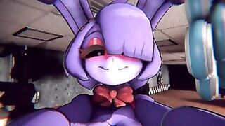 Passando 3 Noites Com Animatronics Gostosas Sentando Na Minha Cara – FNAF Furry