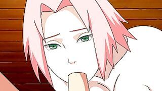 Sakura Wanted To Taste Kakashi Sensei’s Cock Naruto Hentai