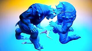 Very Naked And Slim Girl Fucked By Furry Monsters