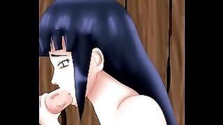 Hinata Gives A Blowjob To Naruto
