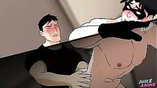 Young Justice Super Boy Vs Nightwing – Bara Yaoi