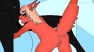 First Blowjob From Furry Foxy Deep Yiff Hentai Cum Inside Mouth