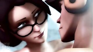 Miss Pauling And Scout – Team Fortress 2 SFM With Sound