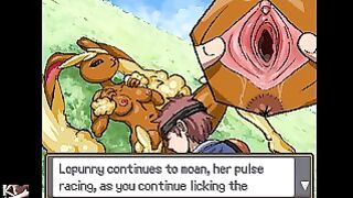 Pokemon H Version – Chupando A Buceta Da Minha Lopunny Bunny Furry Hentai